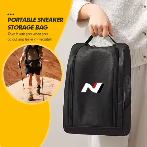 Car Storage Travel Sneaker Dustproof Football Tennis Shoe Bag For Hyundai N Line Tuscon NX4 I20 I30