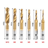 Mata Bor Set Komplit 6 pcs / Mata Bor Pembuat Ulir/ Mata Tap Drat Baut