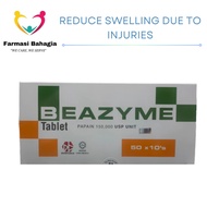[ Exp 4/2027 ] BEAZYME TABLET PAPAIN 150,000 USP ( BOX | 50 STRIPS X 10'S )