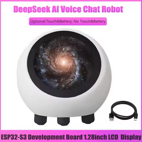 XiaoZhi AI Voice Chat Robot DeepSeek ESP32-S3 1.28inch LCD Display N16R8 Electronic Eye Clock Deskto