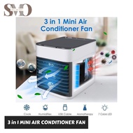 (Ready Stock) Latest USB Portable Air Cooler Purifier Air Conditioner Aircond Mini Aircooler Fan Arctic Air Table Fan