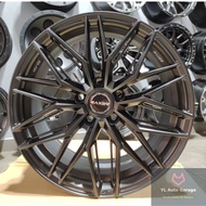 Raxer Vox105 [Matte Black] Sport Rim 17x7.5JJ ET40 (5x112/114.3) & (5x100)