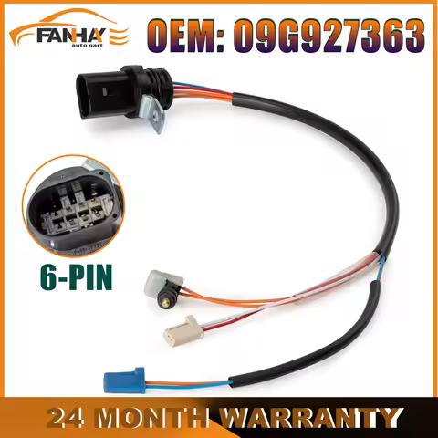 09G927363 For VW For Audi 09G 6 Speed Auto Transmission Gearbox 6-pin Internal Harness Wiring OEM 09