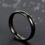 - terlaris // 4s grosir solo | cincin titanium anti karet warna hitam
