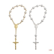 10MK Faux Pearls Bracelet for Christening Favors Communion Favors Weddings Party