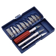 Aluminum bar carving knife set 13 PieceAluminum bar carving knife set 13 Piece