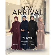 [ABAYA SET KHIMAR] HAYYA ABAYA SET by AZZHA INDONESIA