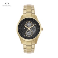 Armani Exchange Male's Dante Analog Watches ( AX1875 ) - Quartz, Gold Case, 42 MM Round Dial,  Gold 