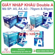 [Carton Paper] Clay 5 ram Printing Paper A4 Double A - Quantitative 80gsm / 70gsm, Quantity 500 Sheets, Fine White Carton