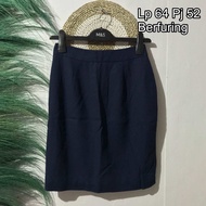 ROK PANJANG PENDEK KATUN JEANS SIFON WANITA Preloved