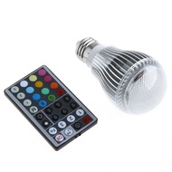 Colorful LED RGB 9W E27 Light Bulb