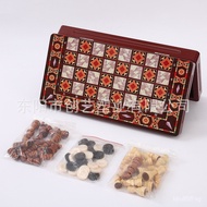 Chess Toy Competitive Folding Puzzle Chess Children's Wooden Double Piece High-end Portable Chess Pr