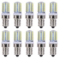 LIGHTME 10PCS AC 220V 3W E14 LED CORN BULB WITH 64 LEDS (COOL WHITE LIGHT)