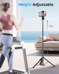 Ubeesize 72 "Phone tripod-tripod for iPhone & selfie Stick with Phone Holder & REMOTE-upgraded Stabl