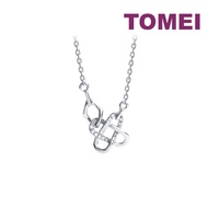 TOMEI Diamond Necklace, White Gold 375