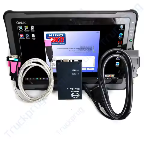 Getac Tablet Truck Diagnostic Tool for Kobelco Hino Bowie DX DXIII Truck Explorer Excavator Diagnost