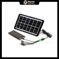 Solar Panel 3W/6W 6V Polycrystalline Silicon High Efficiency Solar Panel with 3m Charging Inputs Mul