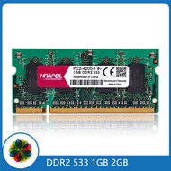 Ram Memoria Ddr2 1gb 2gb 533Mhz pc2-4200 Sodimm Notebook Ram Ddr2 2gb 533 Pc2 4200 Laptop So-dimm 1g 2g Sdram Memoria Notebook