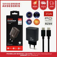 BZ89 Android Typec Charger 35W Fast Charging Adapter USB C Typec Cable Fast Charging