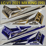LC135 LCV1 YAMAHA 2021 MX KING ( 99 ) BODY COVER STRIPE STICKER