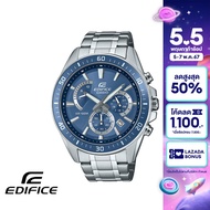 CASIO นาฬิกาข้อมือผู้ชาย EDIFICE รุ่น EFR-552D-2AVUDF วัสดุสเตนเลสสตีล สีฟ้า
