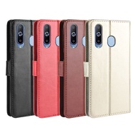Suitable for Samsung A8s Flip Phone Case Galaxy A8s Phone Leather Case Wallet Card Protective Case SHS