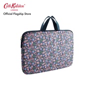 Cath Kidston กระเป๋าผู้หญิง 13" Laptop Case ลาย Raindrops สี Navy