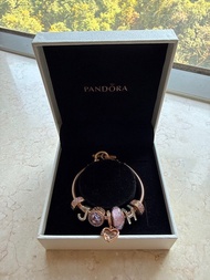 Pandora 玫瑰金手鏈