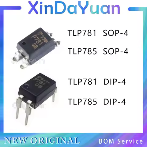 10pcs/100pcs TLP781 TLP785 TLP781GB TLP785-GB DIP-4 SOP-4 P785 P781 Optocoupler DC-IN 1-CH Transisto