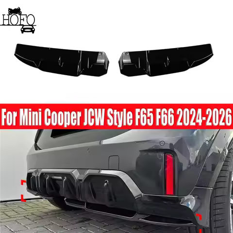 Rear Bumper Diffuser Lip Body Kit For Mini Cooper JCW Style F65 F66 2024-2026