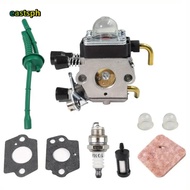 EASTSPH 9 Pcs/Set Carburetor Kit, with Primer Bulb with Gasket Carburetor Replacement, for STIHL FS5