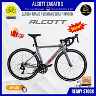 [MFB] Alcott Zagato S Shimano Sora 2x9 Speed Carbon Frame Road Bike + 5 FREE GIFT