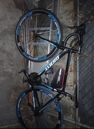 GIANT SCR 1鋁車架。碳纖維前叉可以換