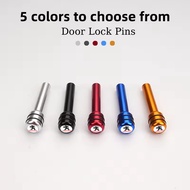 2/4pcs Alloy For Peugeot 5008 4008 308 208 207 407 208GTi 406 307 206 Car Door Lock Knob Pins Caps C
