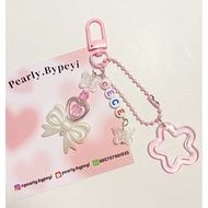 GANTUNGAN Bag Charm Custom Name Initial || Custom name Charm Bag || Custom Name Bag Hanger