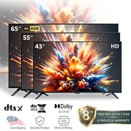 43/50/55/65inch Smart TV | Android TV Built-in Digital TV & Speaker, WIFI, YouTube, DVB-T2 MYTV