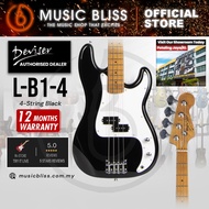 Deviser L-B1-4 Budget Beginner Electric P-Bass Guitar – 4-String Sunburst / Black for Rock Kapak (L-