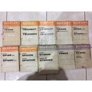 Suzuki TS100N/TS100ERT/TS100ERX/GP100N/GP100UN/GP10/GP100U/RC80D/GP125/GP125U/TS125N/GT250N/GT250EN 