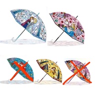 現貨。🇯🇵Disney 迪士尼公主玻璃彩繪雨傘直傘60cm