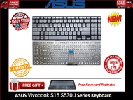 Asus Vivobook S15 S530U S530UN S530F S530FA 0KNB0 5111FR00 5610FR00 Series Laptop Keyboard With back