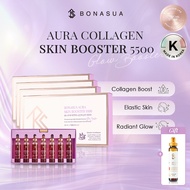 [BONASUA] Aura Skin Booster 5500mg Premium Liquid Collagen Drink - 1 Month Supply | 4 Boxes | Best V