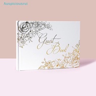 Auspiciousrui Wedding Guest Book Guest Sign In Book Guestbook For Reception, Engagement, Anniversary