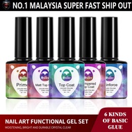 SP Wipe-Free Diamond Gel Top Coat and Base Coat SetShiny FinishLong LastingSoakable LED Nail LampGel