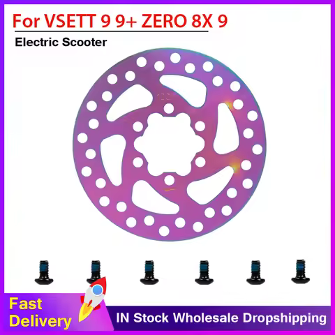 120mm 6 Holes Disc Brake Rotor Universal for VSETT 9 9+ ZERO 8X 9 Electric Scooter Colorful Brake Di