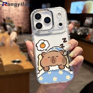 Cute Capybara Clear Phone Case For Realme GT 7 5 Pro 3 Neo 7X 7 6 5 SE 240W V70 V60 V60S V23 V23i 5G