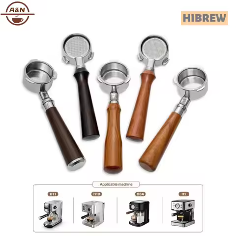 51mm Coffee Bottomless Portafilter Naked Filter For Homix HiBREW H10B/H11/H8A/H5 Oster Cecotec Phico