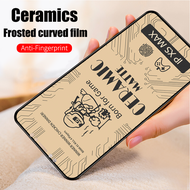 Full Glue Soft Ceramic Matte Frosted Tempered Glass For Vivo V17 V15 S1 Pro V11 V11i Y11 Y12 Y12i Y15 Y17 U10 Y91 Y91i Y93 Y95 Y91C Y20 Y20i Y20s Y30 Y30i Y50 Screen Protector Film