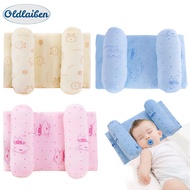 Oldlaiben Baby Sleeping Pillow Prevent Flat Head Ajustable Soft Newborn Pillow AntiRoll Head Support