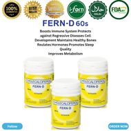 IFERN Fern D origiinal brand Vitamin D 60 Softgels Cholecalciferol 3 Bottles Fern d original brand