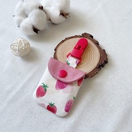 水彩草莓 護身符袋 香火袋 彌月禮物 平安符袋